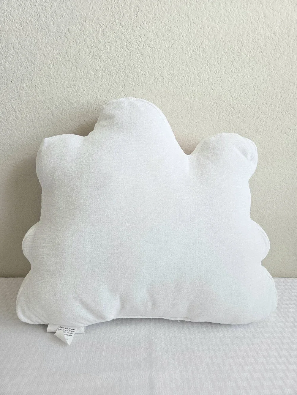 Halloween Decor Pillow SPOOKY Wizard Ghosts Pink Pom Pom Trim